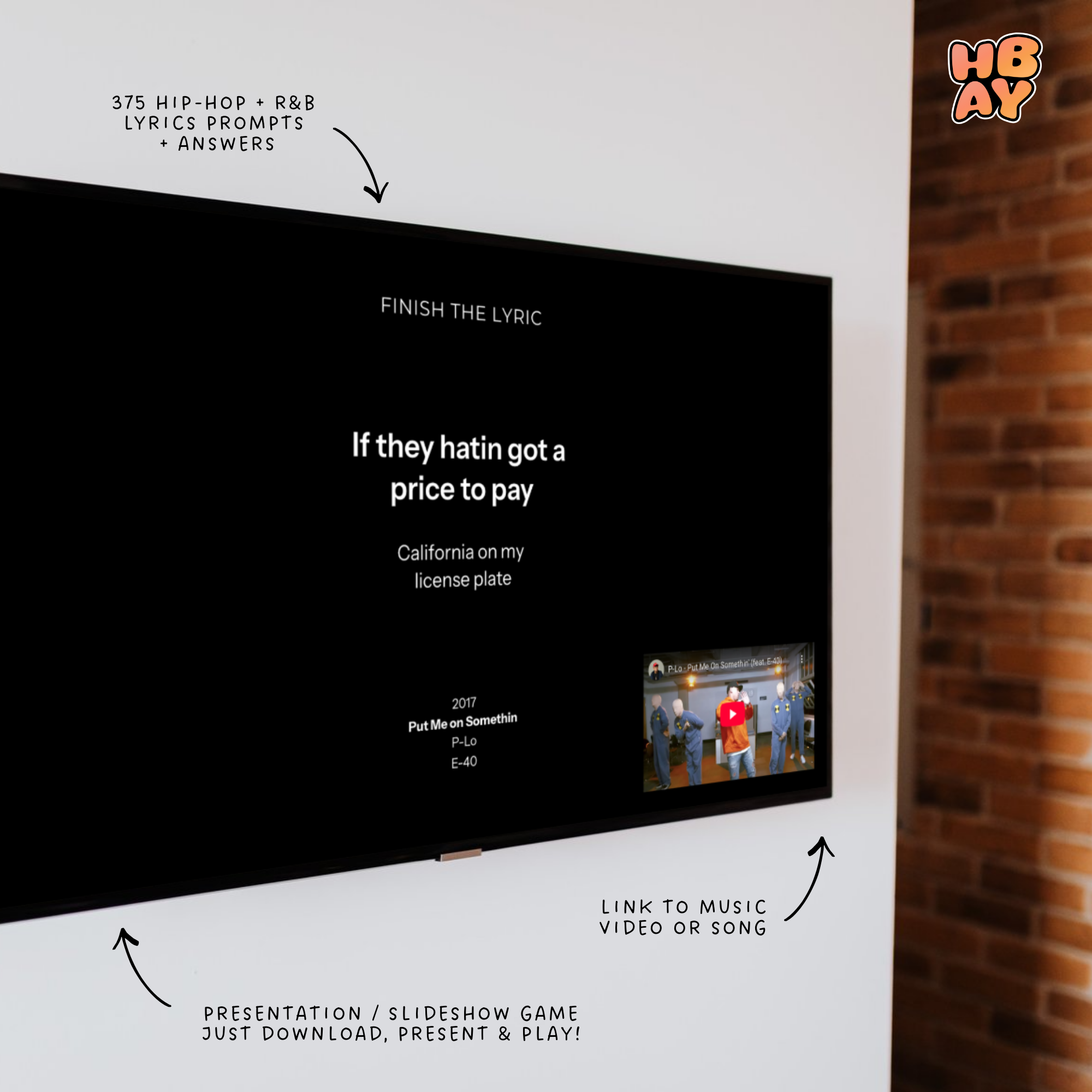 Finish The Lyric (Presentation Edition) — Bay Area Hip Hop & R&B